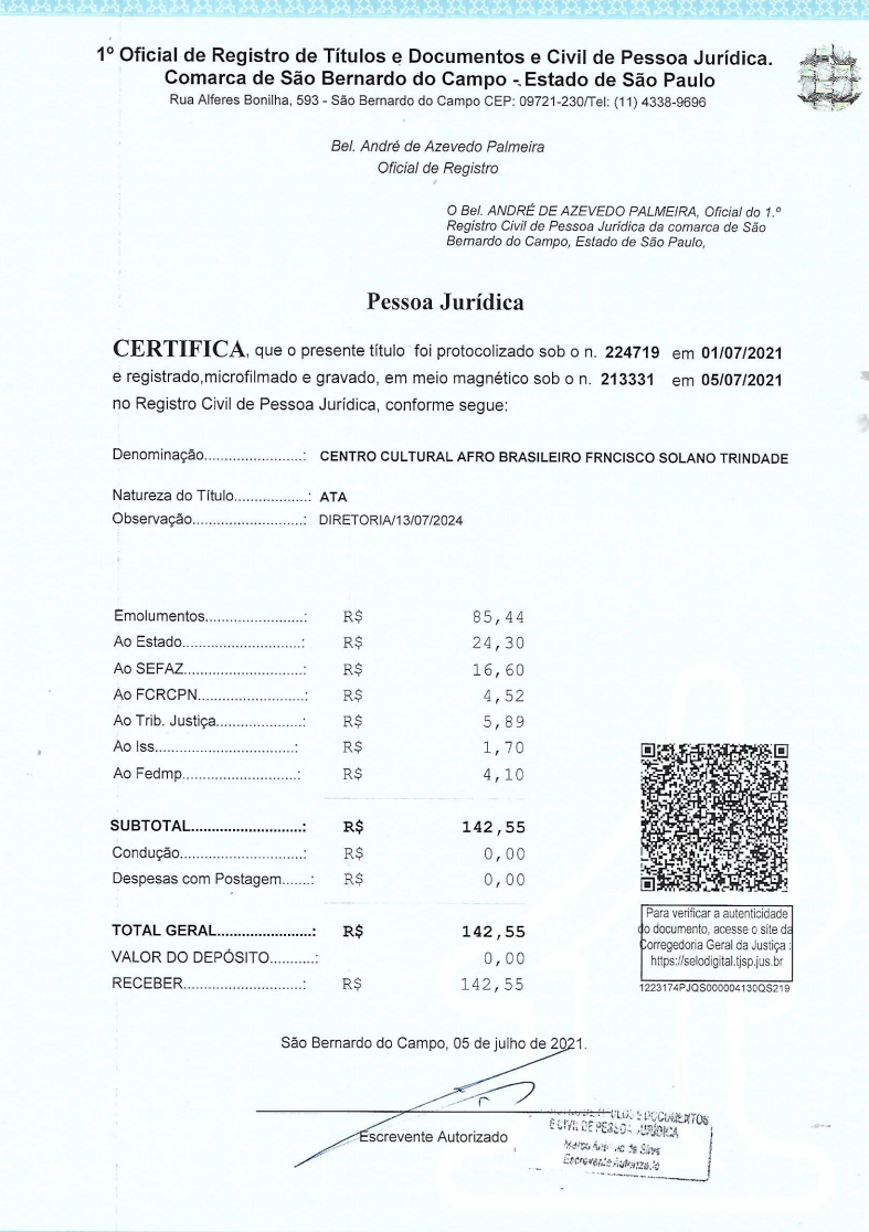 Ata de Diretoria 2021/2024